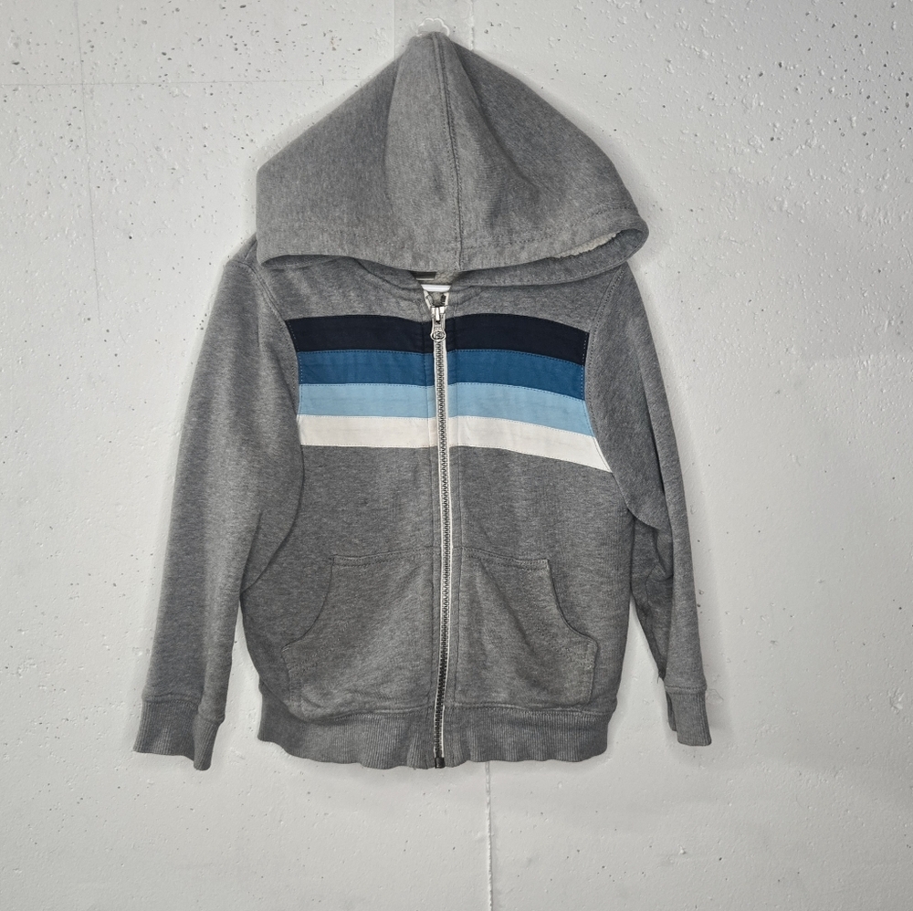 Hanna Andersson Hoodie with Blue Stripes